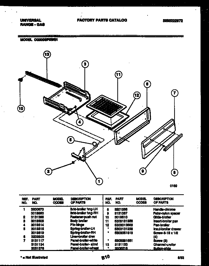 05 - BROILER DRAWER PARTS