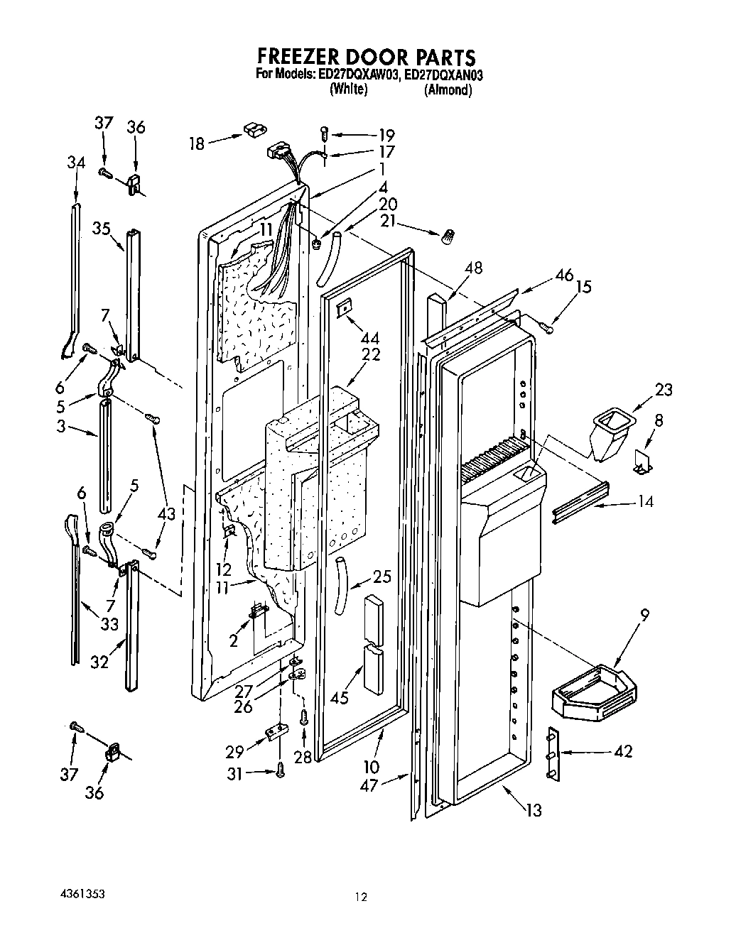 08 - FREEZER DOOR