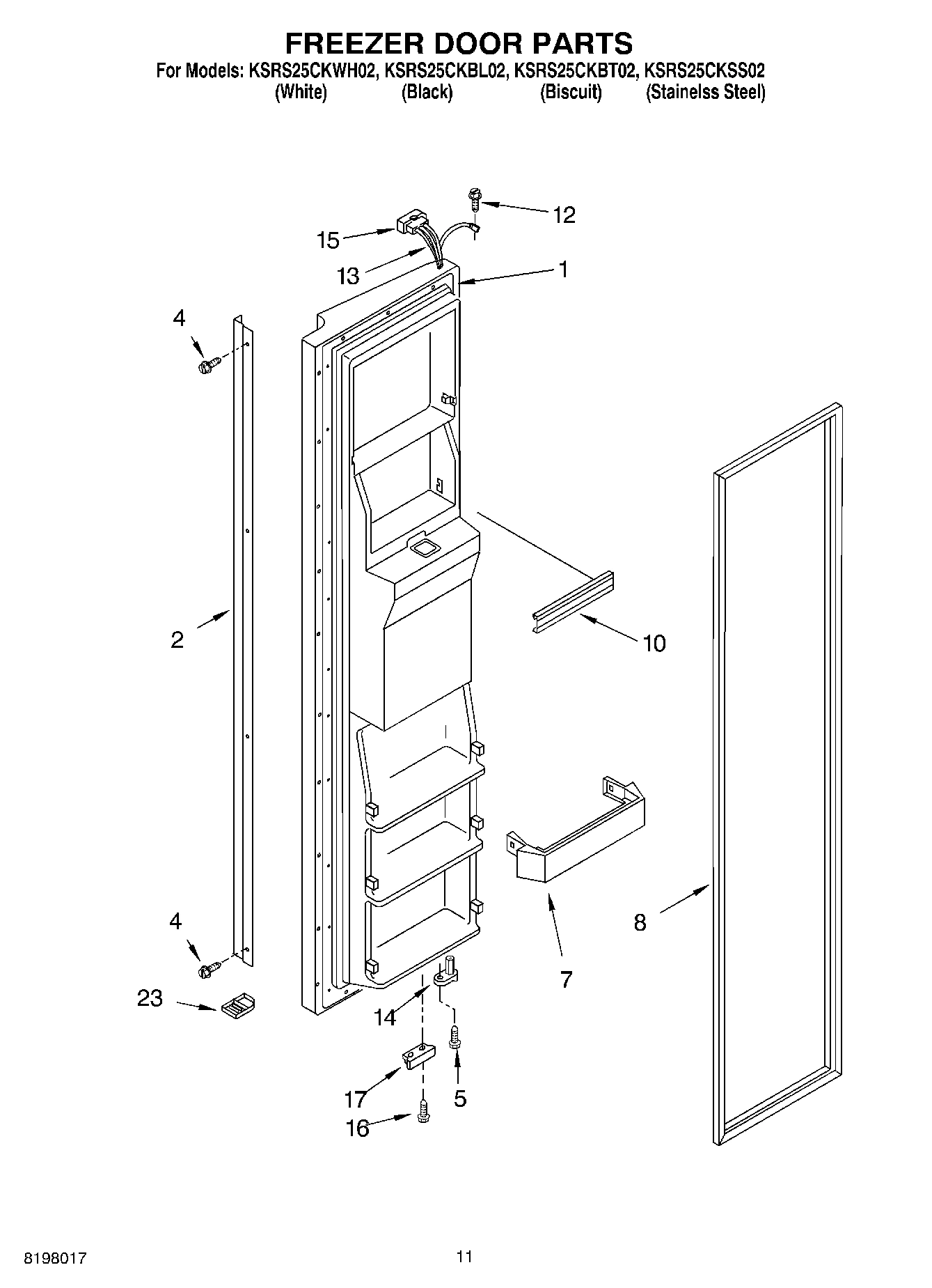 07 - FREEZER DOOR