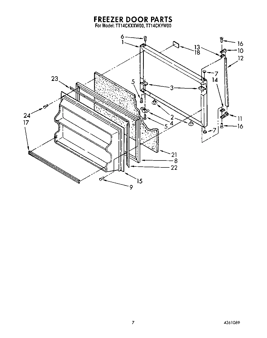 06 - FREEZER DOOR