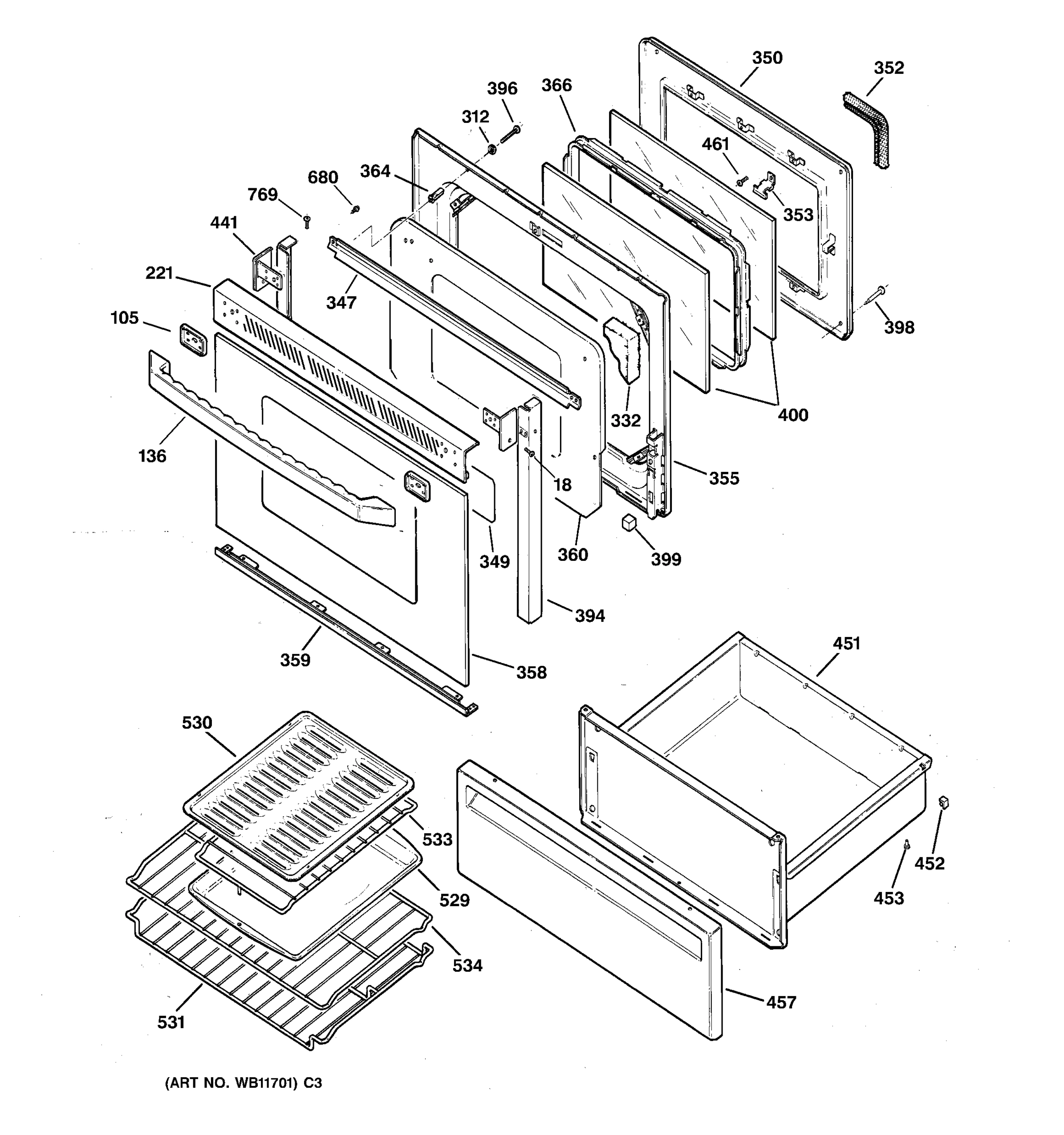 DOOR & DRAWER PARTS