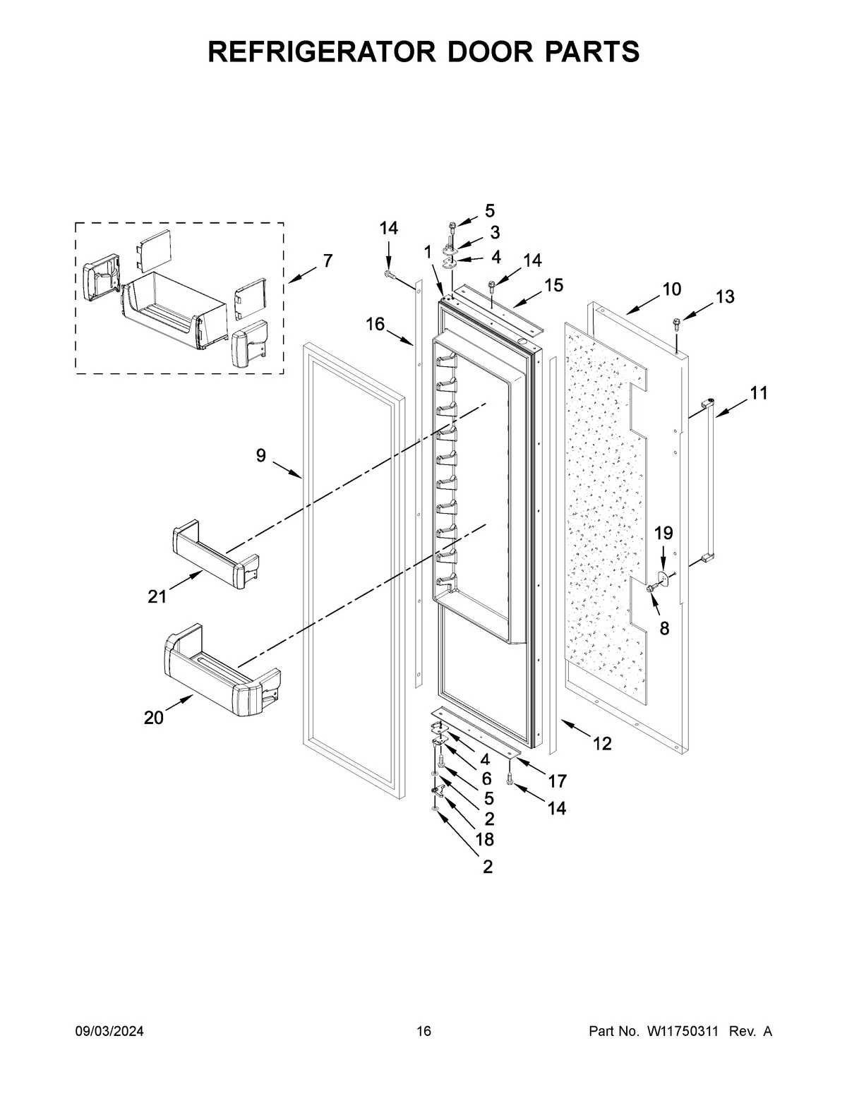 09 - REFRIGERATOR DOOR PARTS