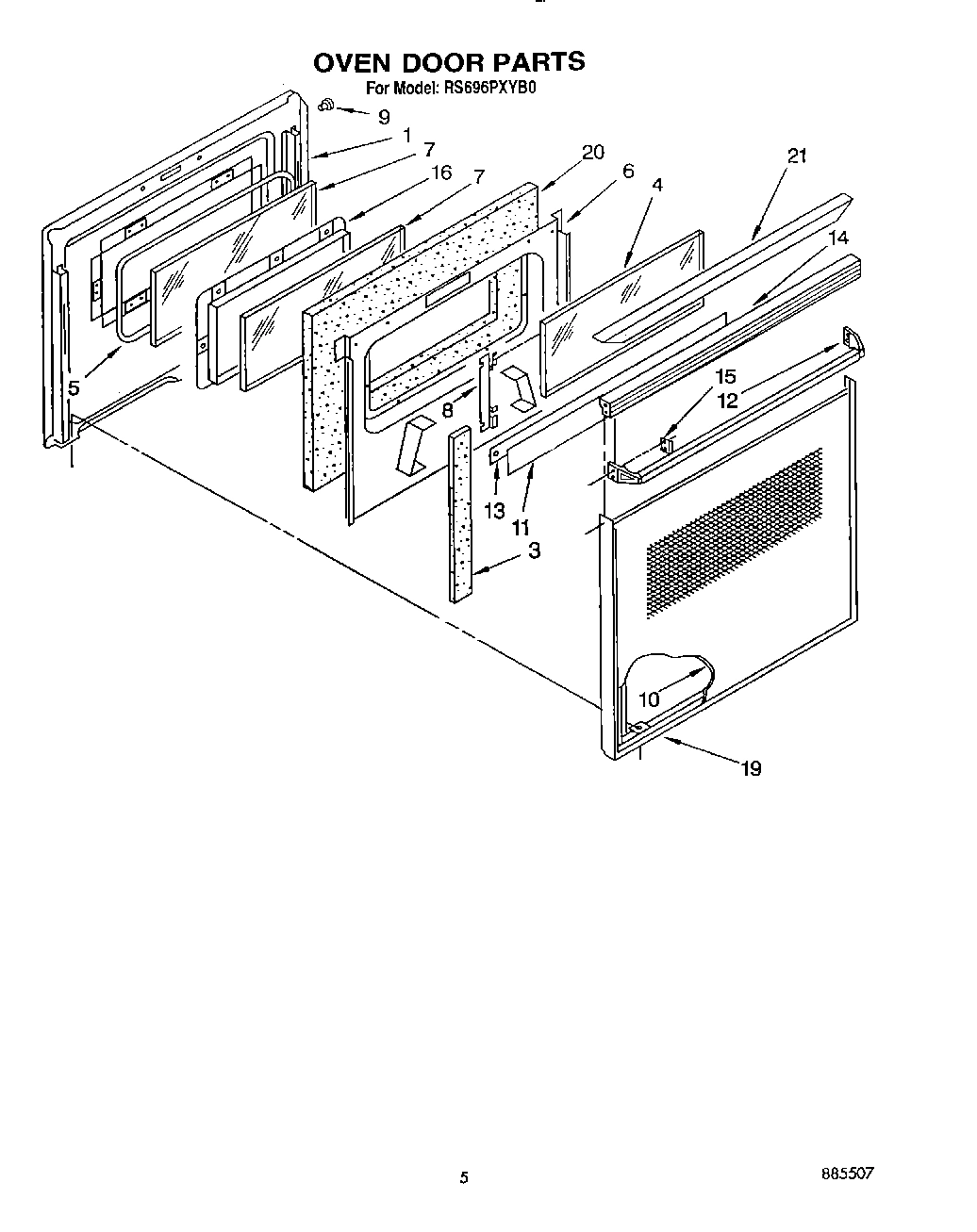 04 - OVEN DOOR