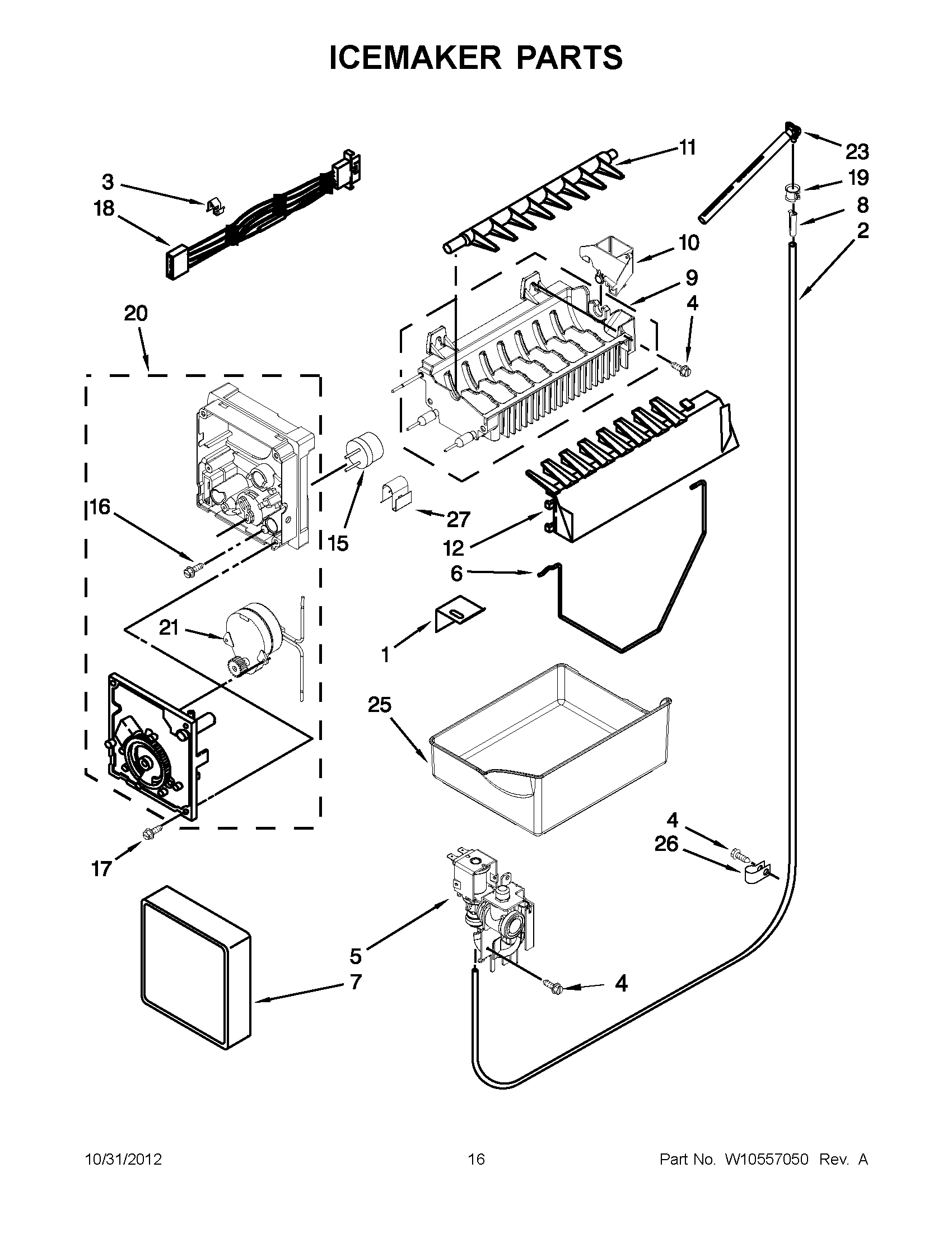 08 - ICEMAKER PARTS