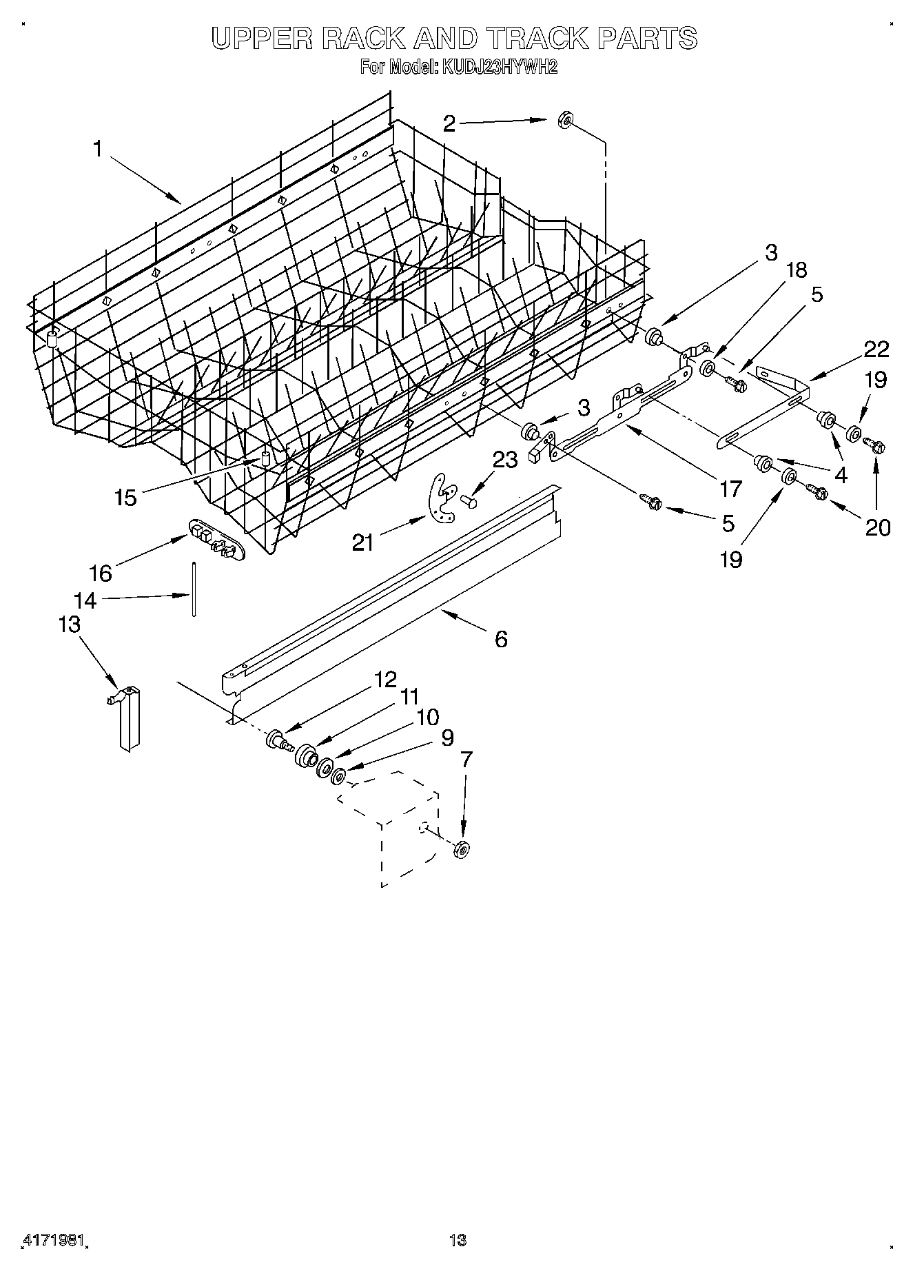 10 - UPPER RACK AND TRACK