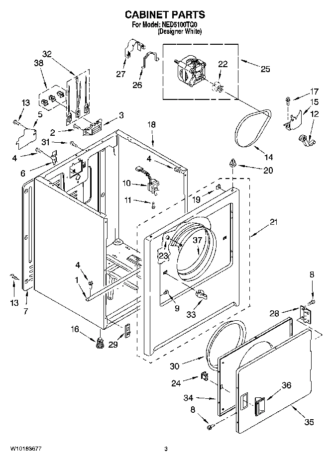 02 - CABINET PARTS