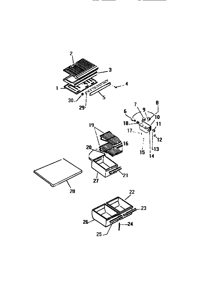 04 - SHELVES, CONTROLS, DIVIDER, MULLION