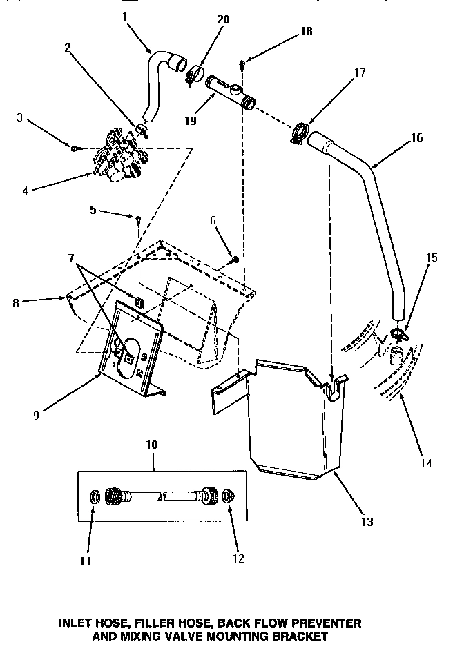 08 - HOSES/BACK FL PREVENTER & VLV BRKT