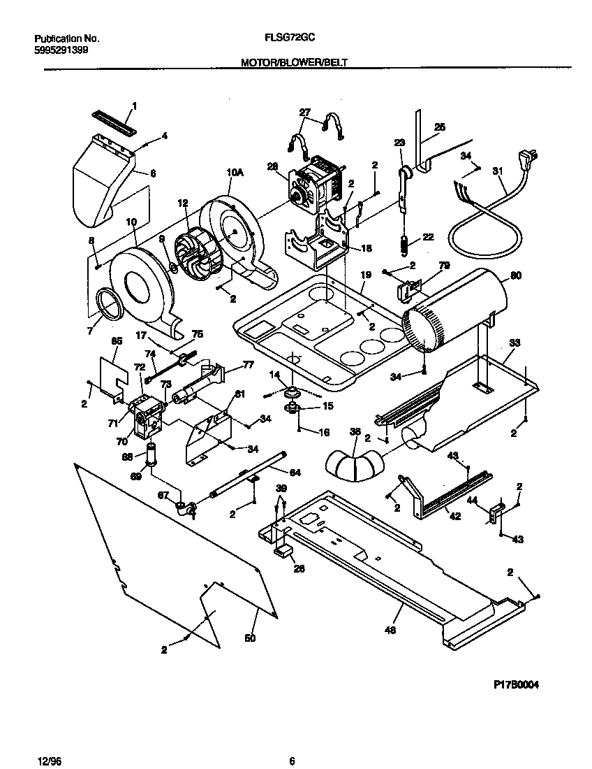 04 - MOTOR/BLOWER/BELT