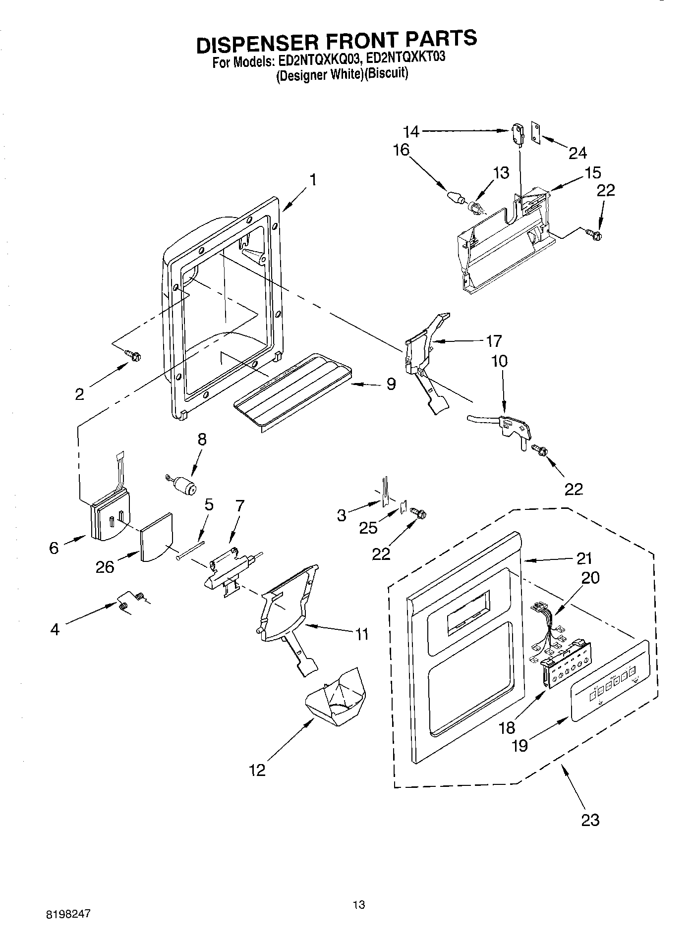 08 - DISPENSER FRONT