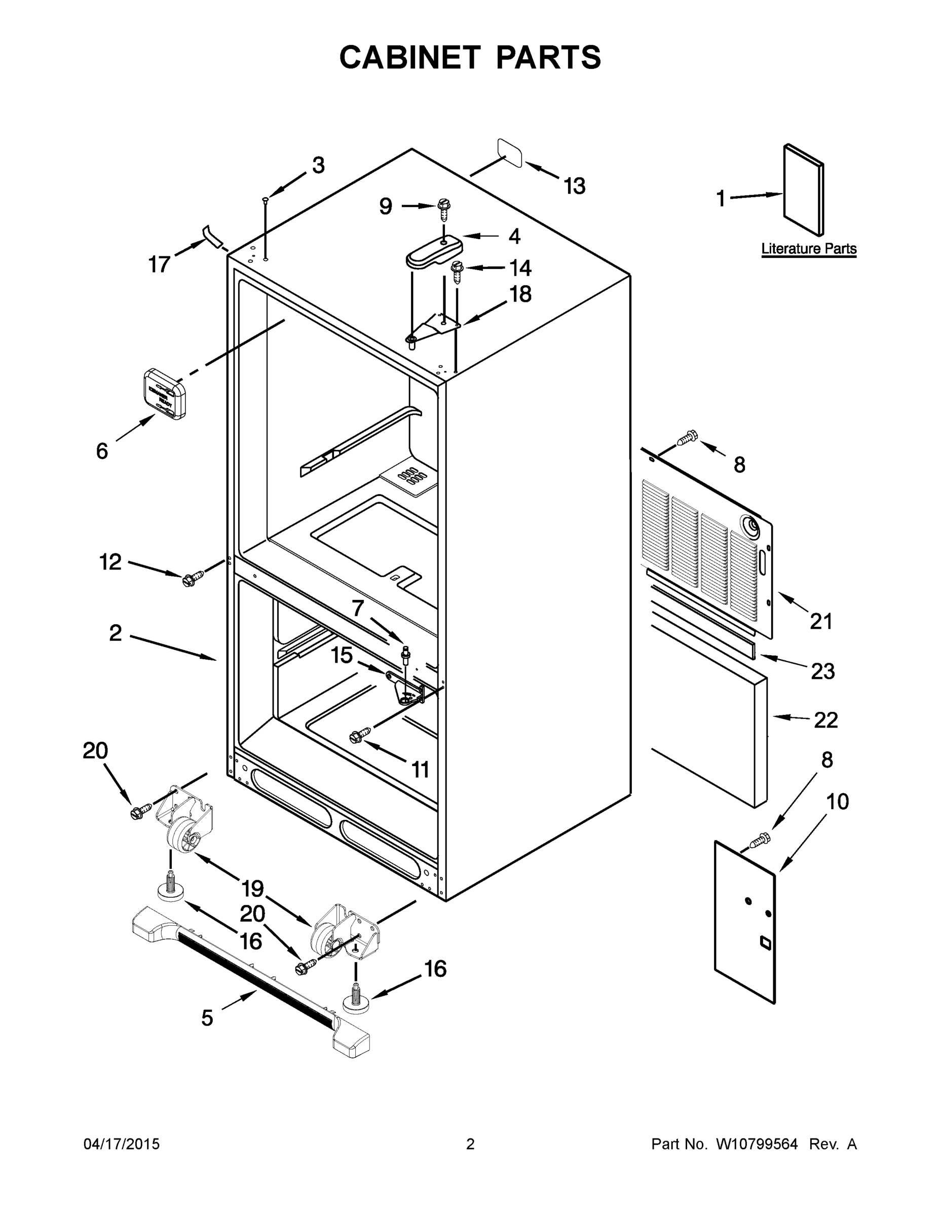 02 - CABINET PARTS
