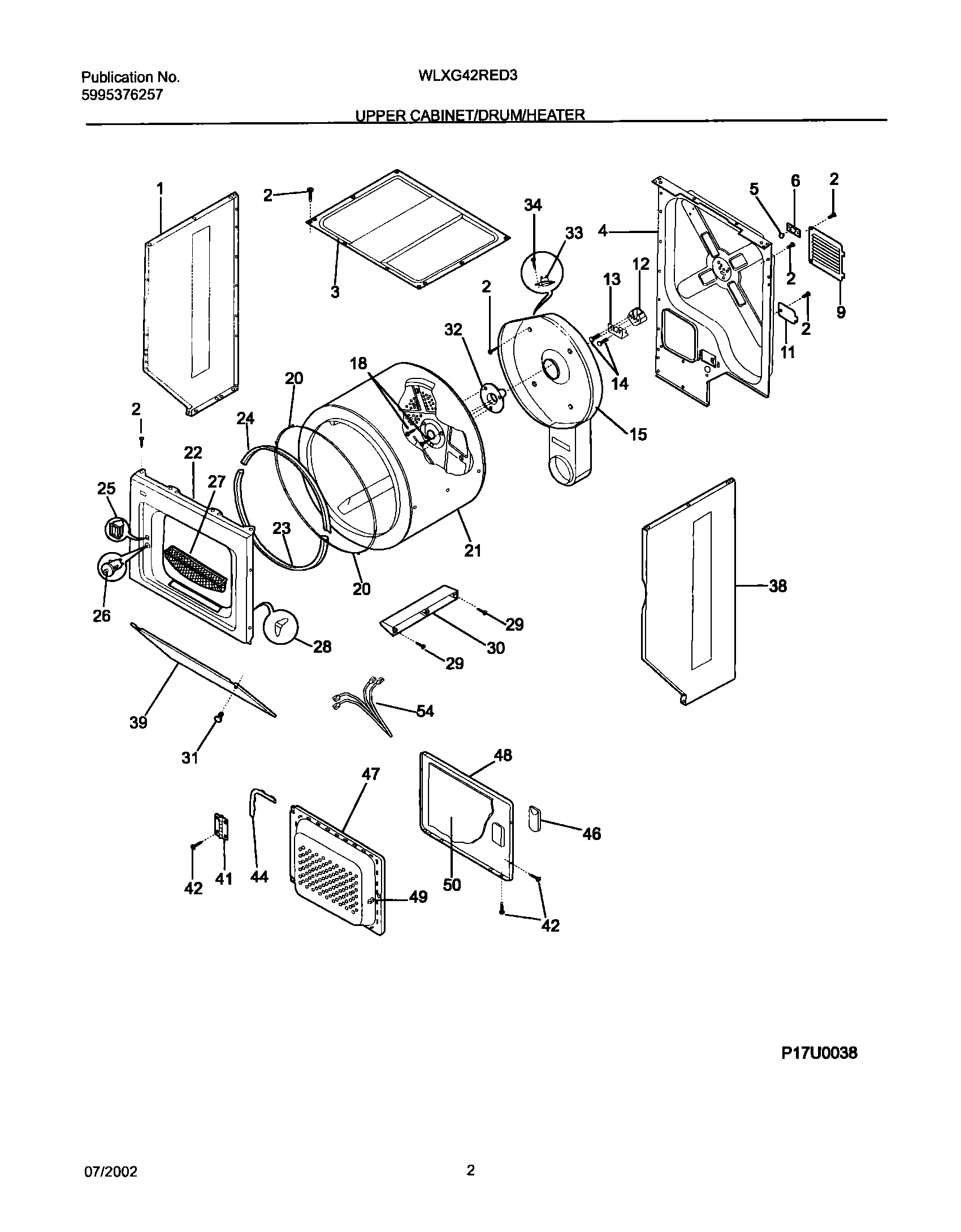 03 - UPPER CAB/DRUM/HEATER