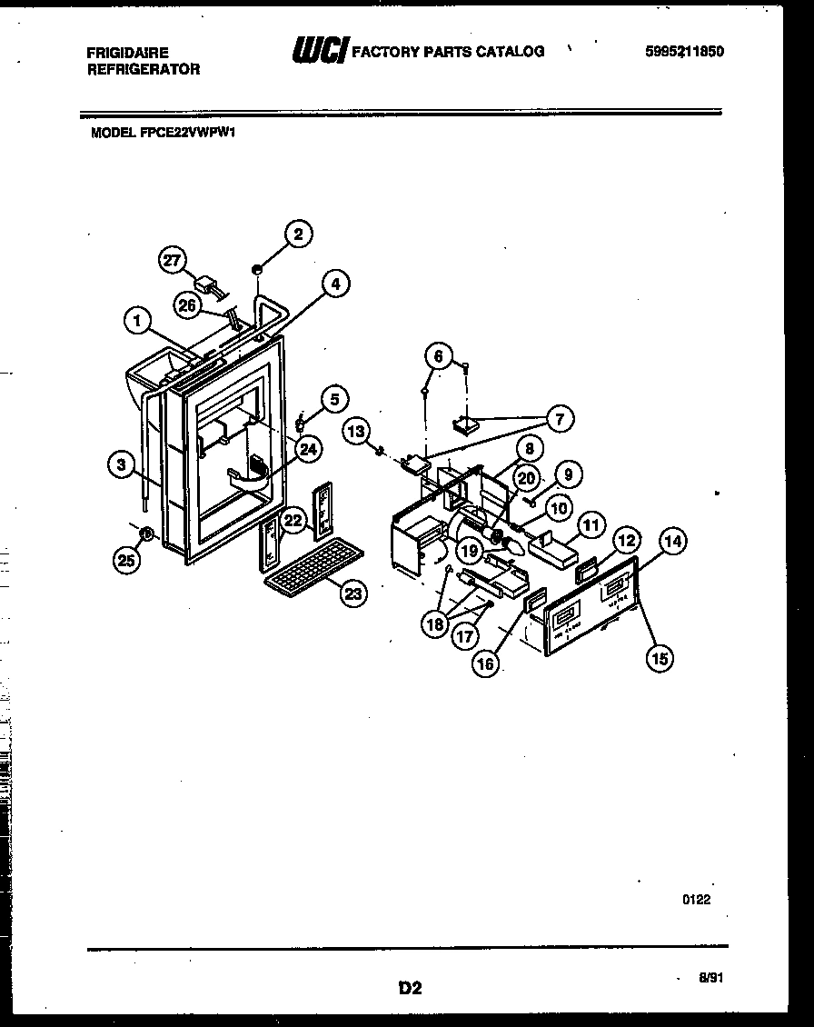 07 - ICE DOOR, DISPENSER AND WATER TANKS