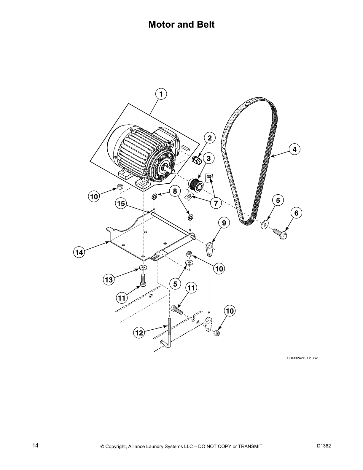 Motor and Belt