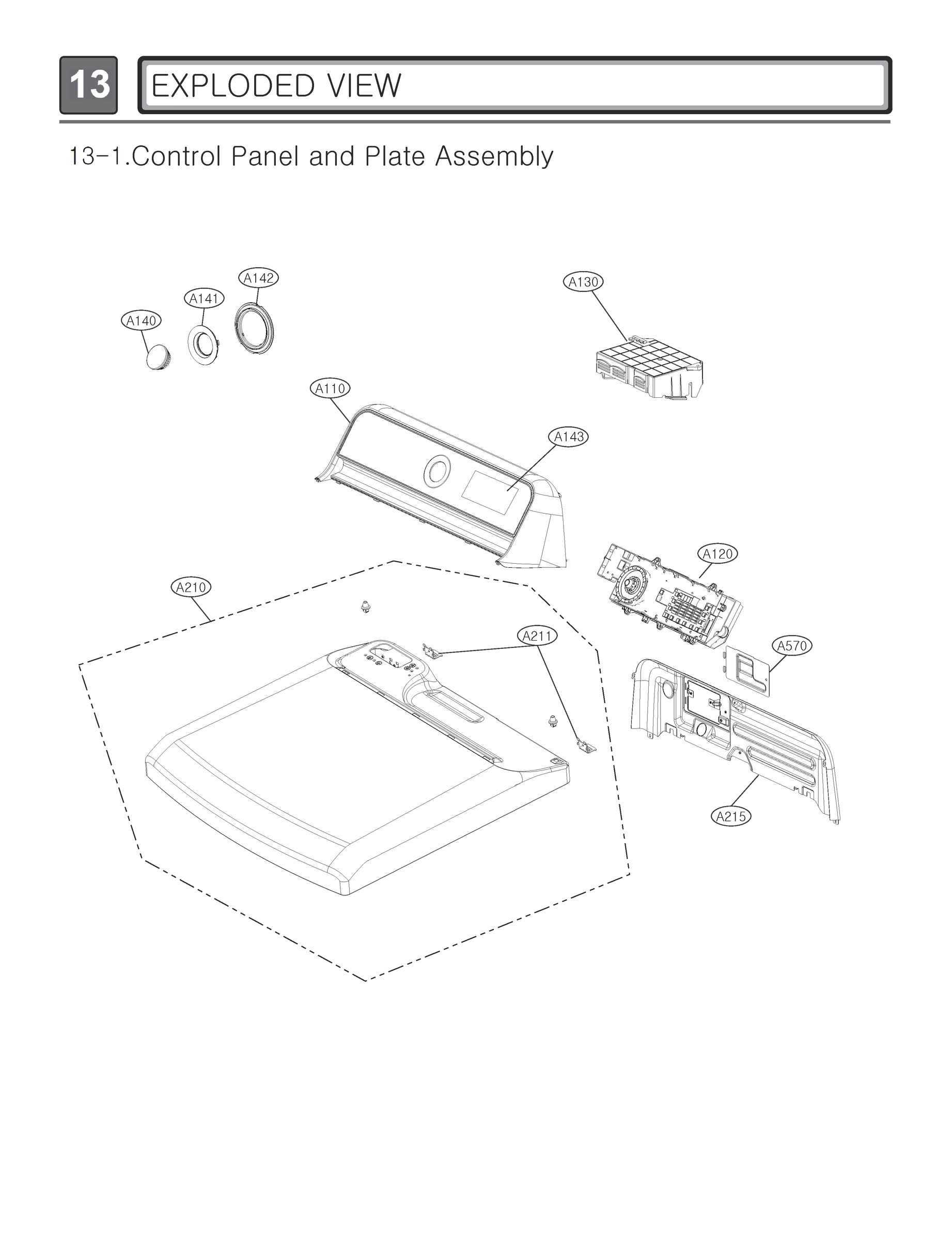 CONTROL PANEL AND PLATE ASSEMBLY