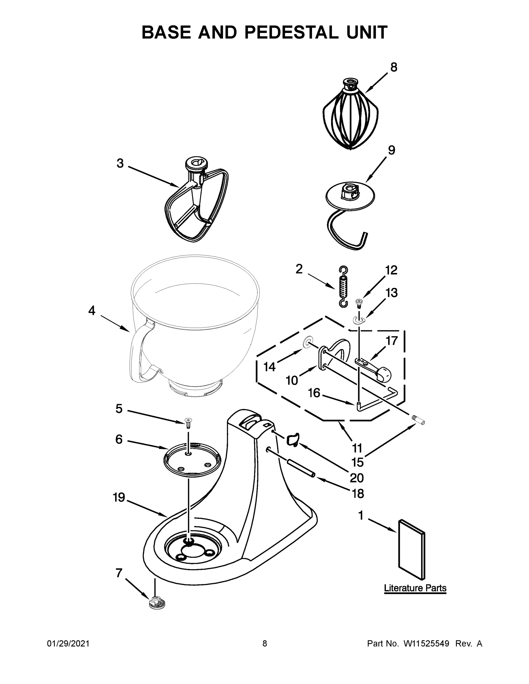 05 - BASE AND PEDESTAL UNIT