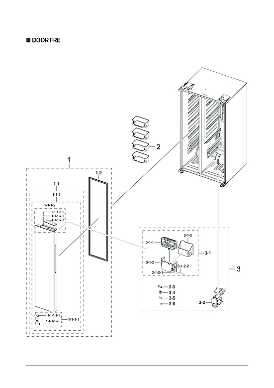 Freezer Door Parts