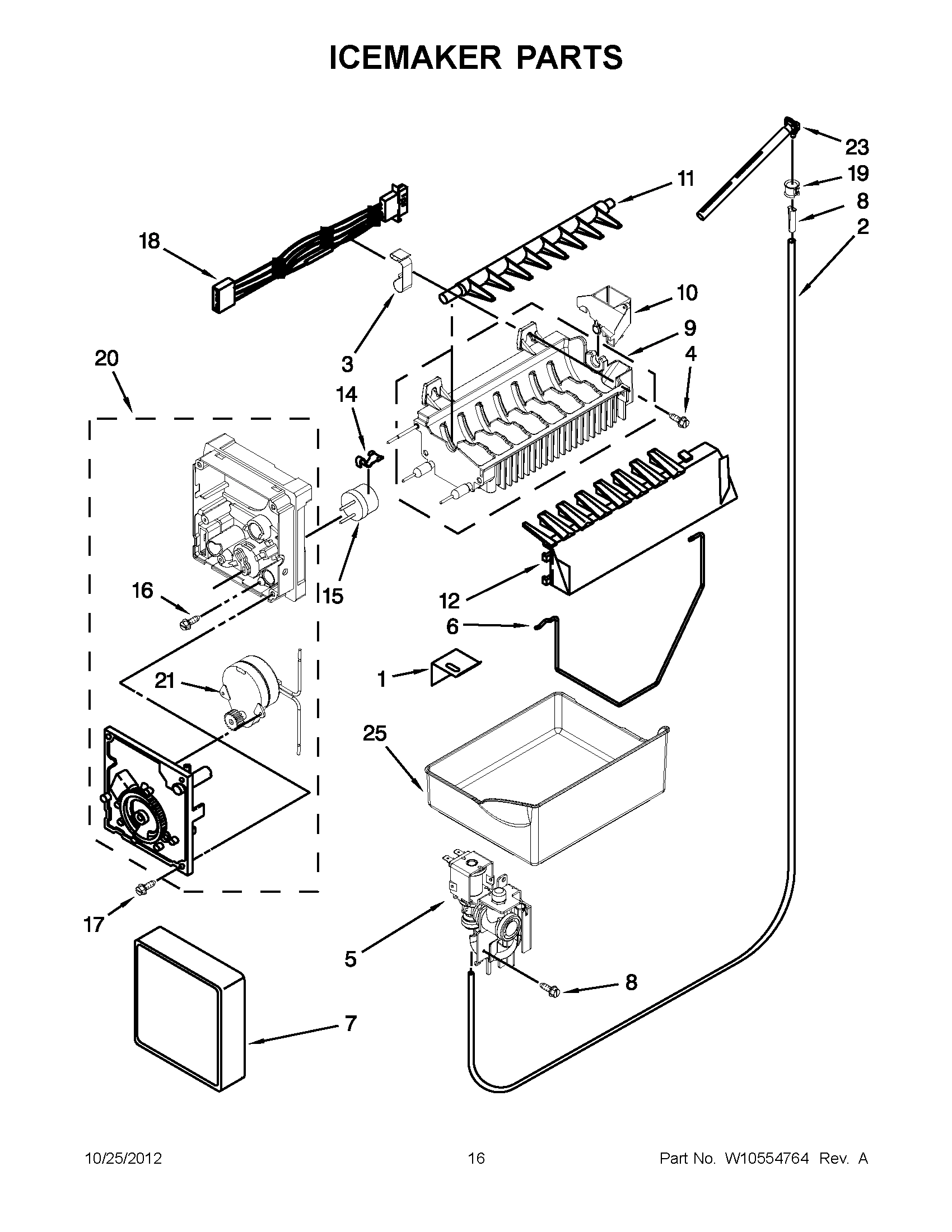 08 - ICEMAKER PARTS
