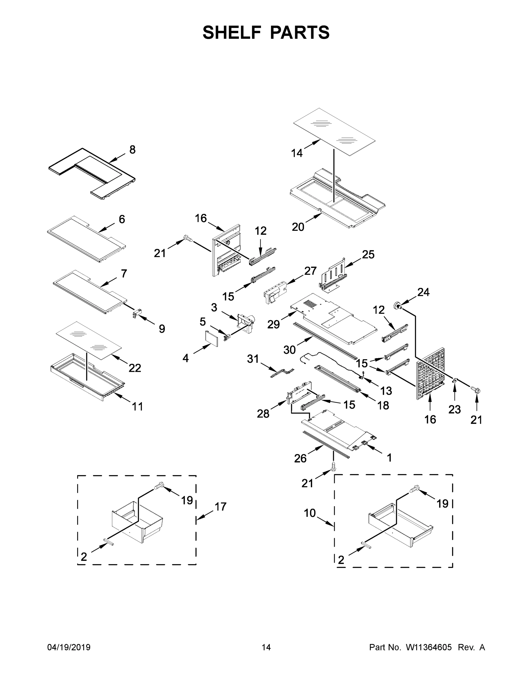 08 - SHELF PARTS