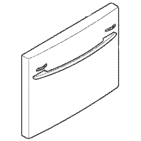 5433JJ0125E LG Freezer Door Foam Assembly