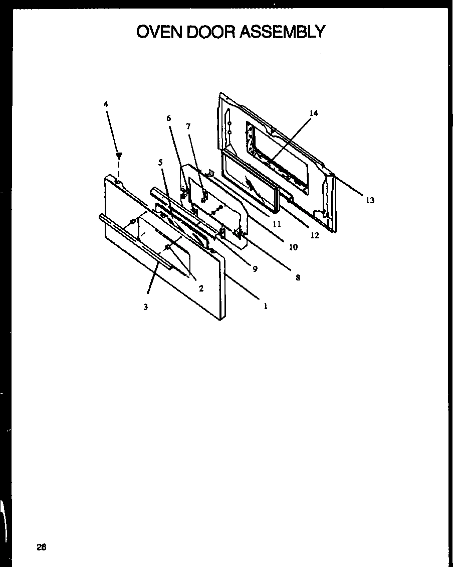 06 - OVEN DOOR ASSY
