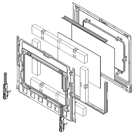 DG94-03598B Samsung Assembly Door E