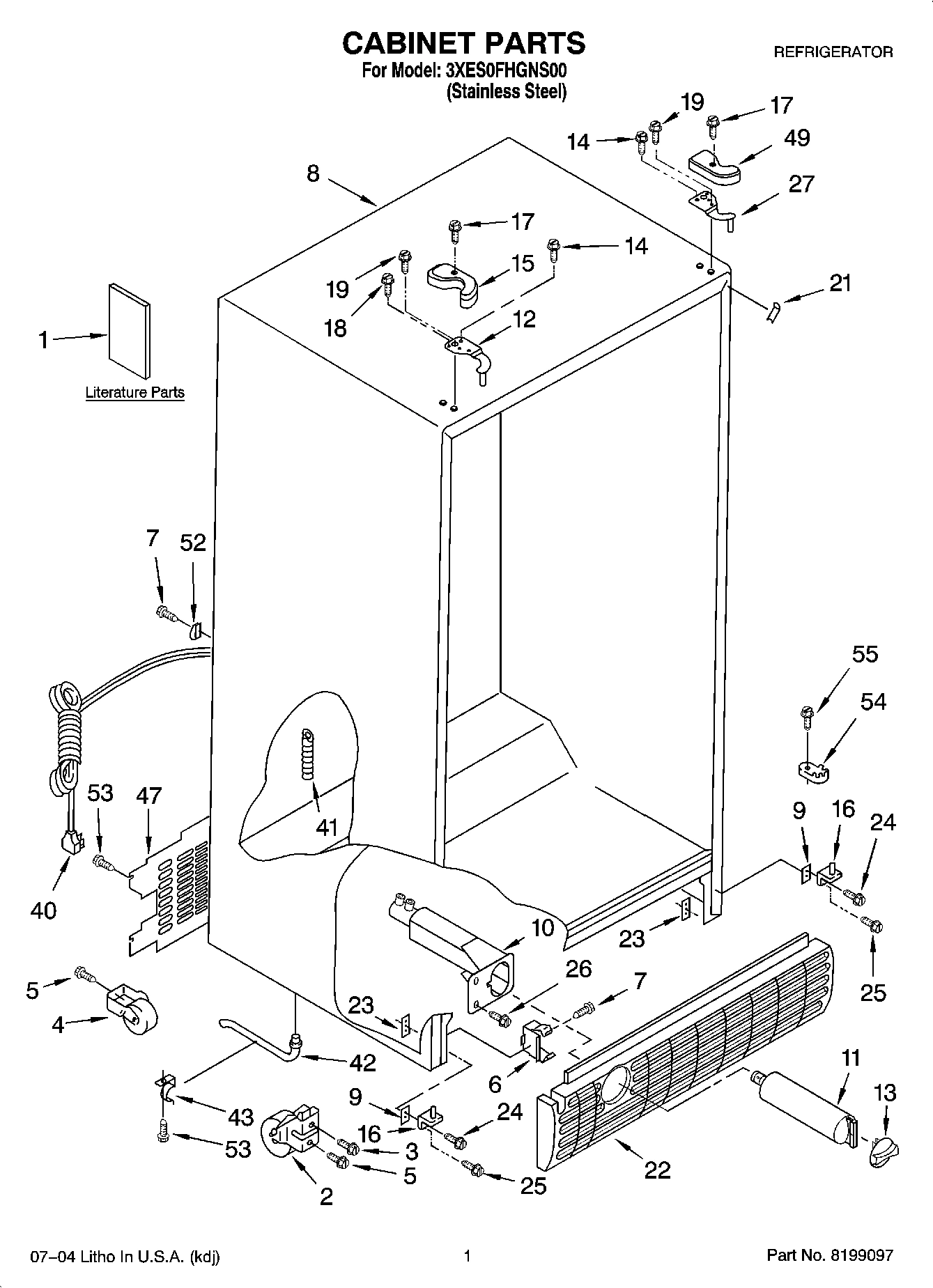 01 - CABINET PARTS