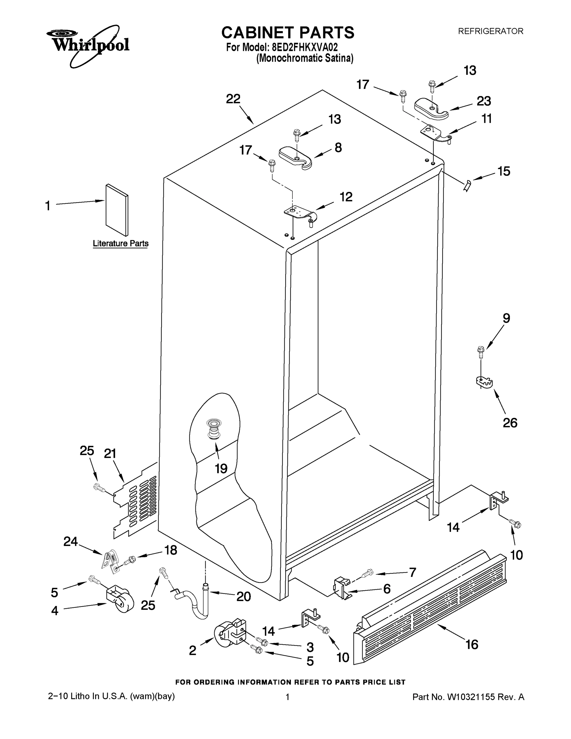 01 - CABINET PARTS