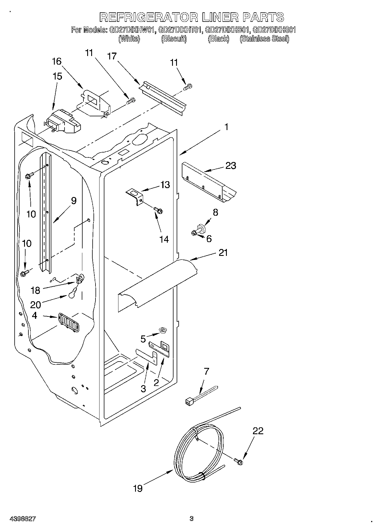 02 - REFRIGERATOR LINER