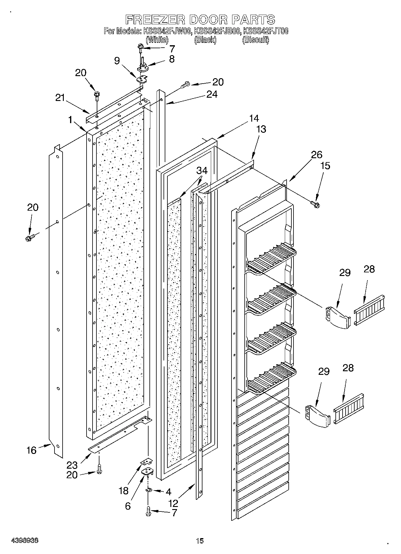 11 - FREEZER DOOR