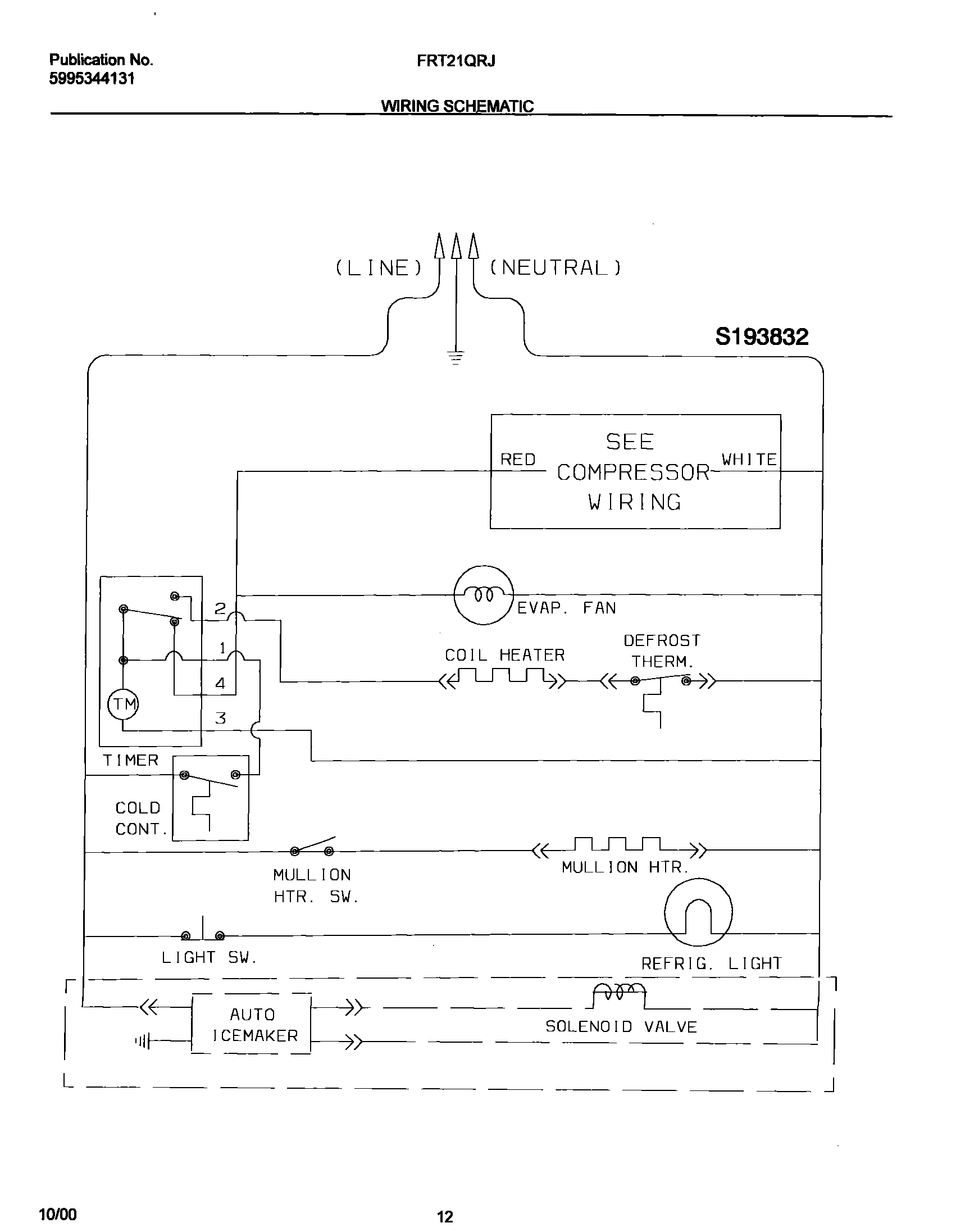 12 - WIRING SCHEMATIC