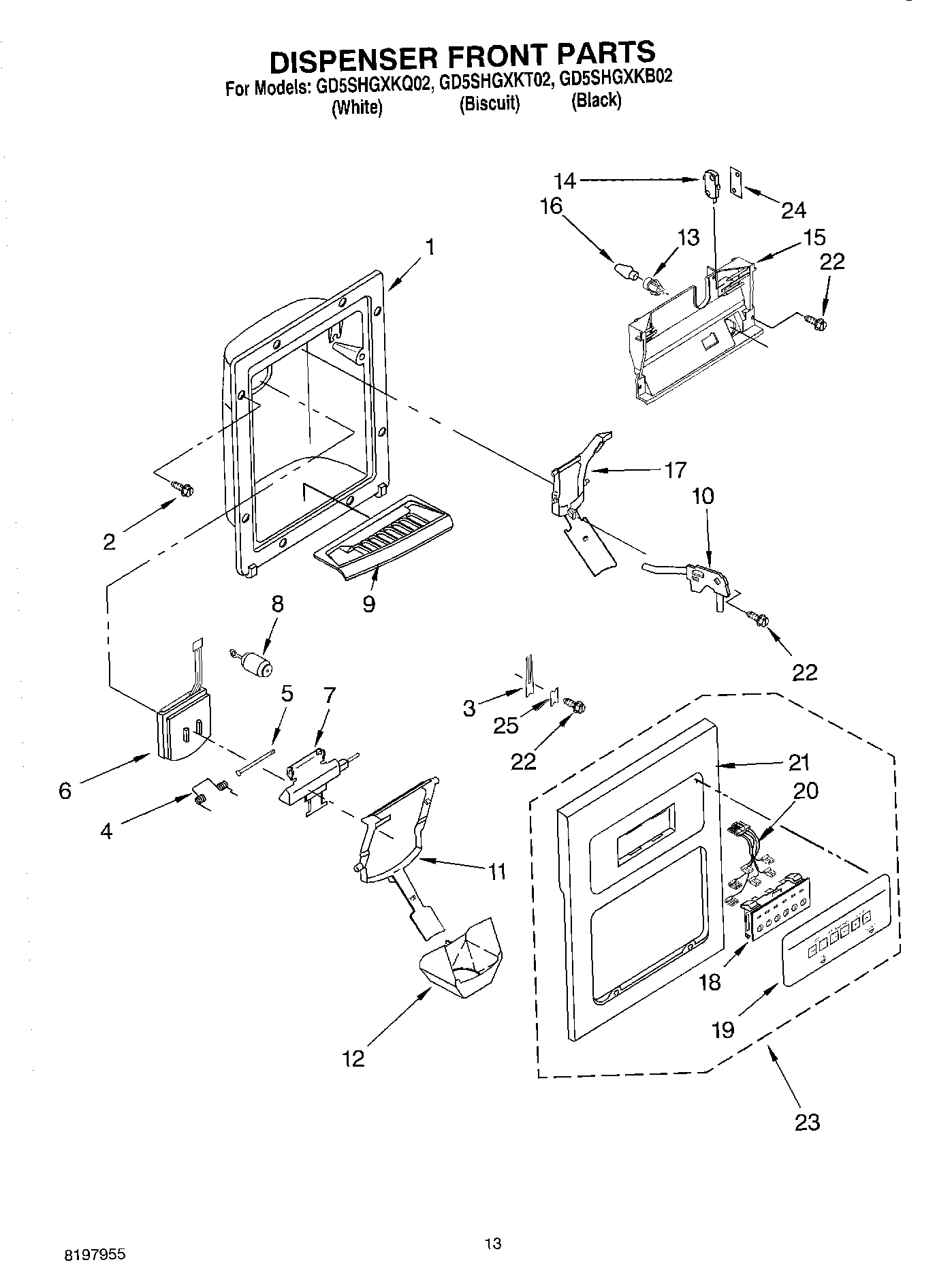 08 - DISPENSER FRONT