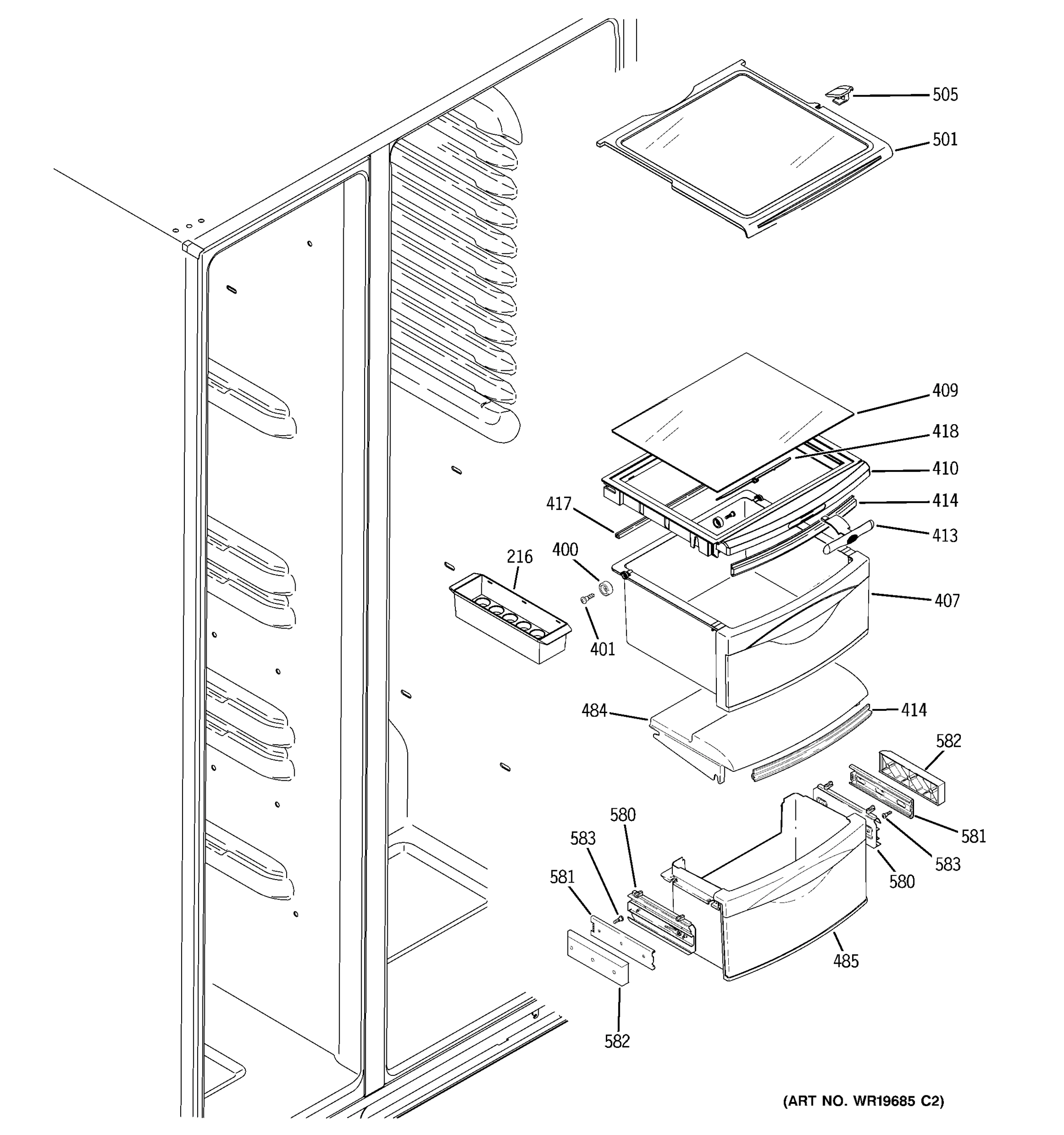 FRESH FOOD SHELVES