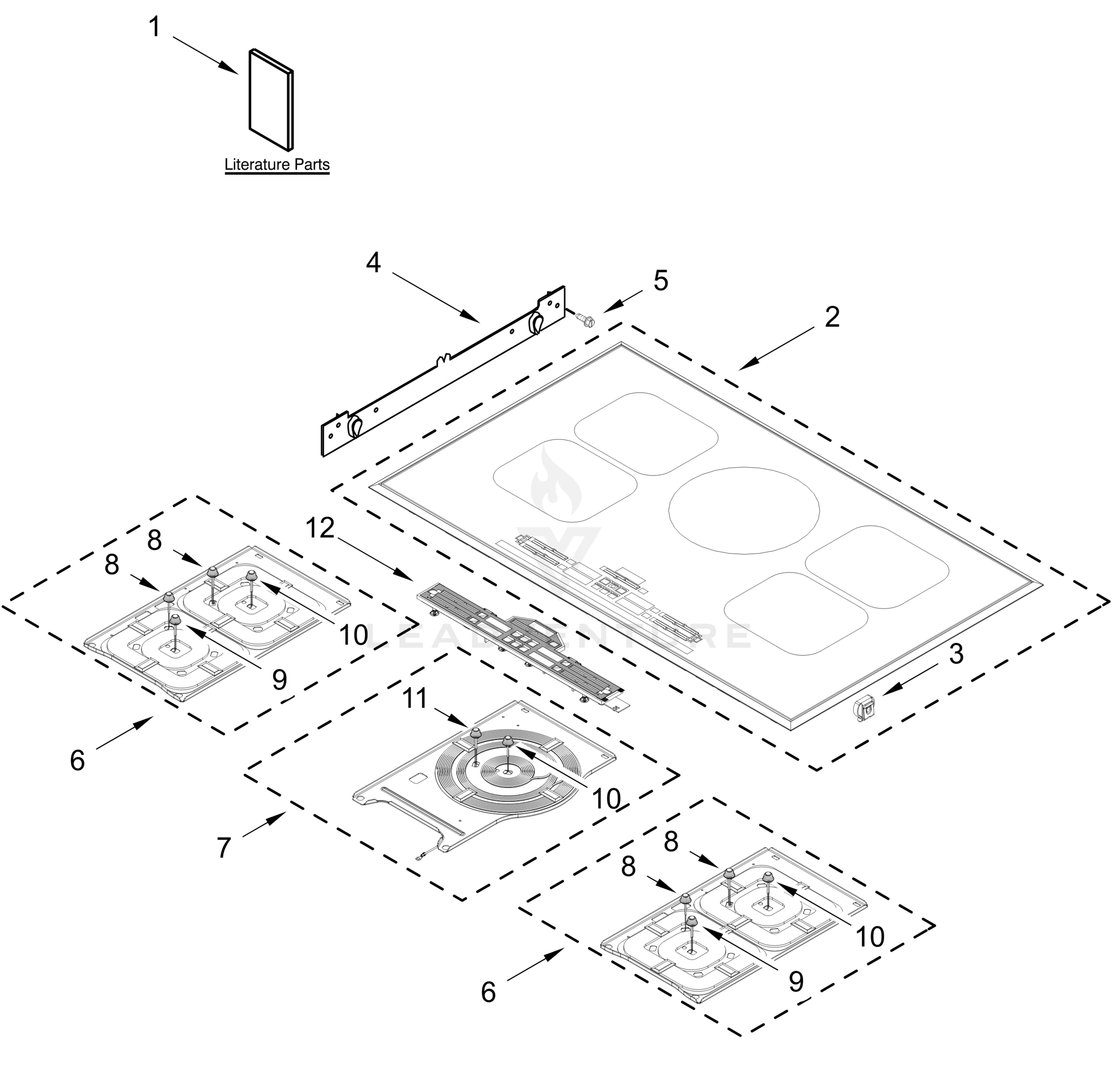 COOKTOP PARTS