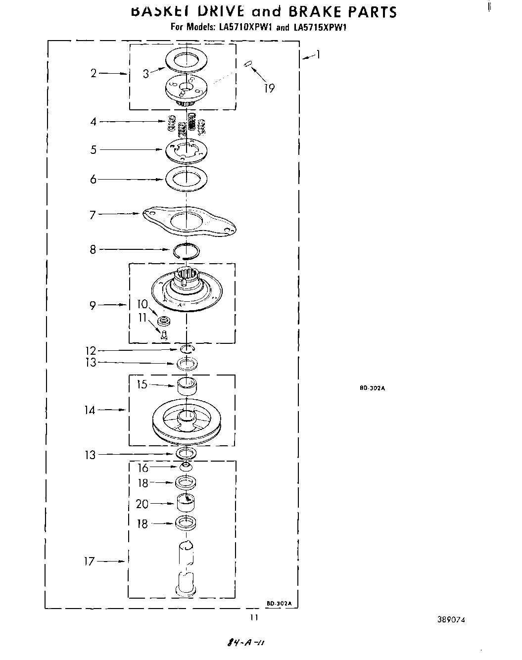 08 - BASKET DRIVE AND BRAKE