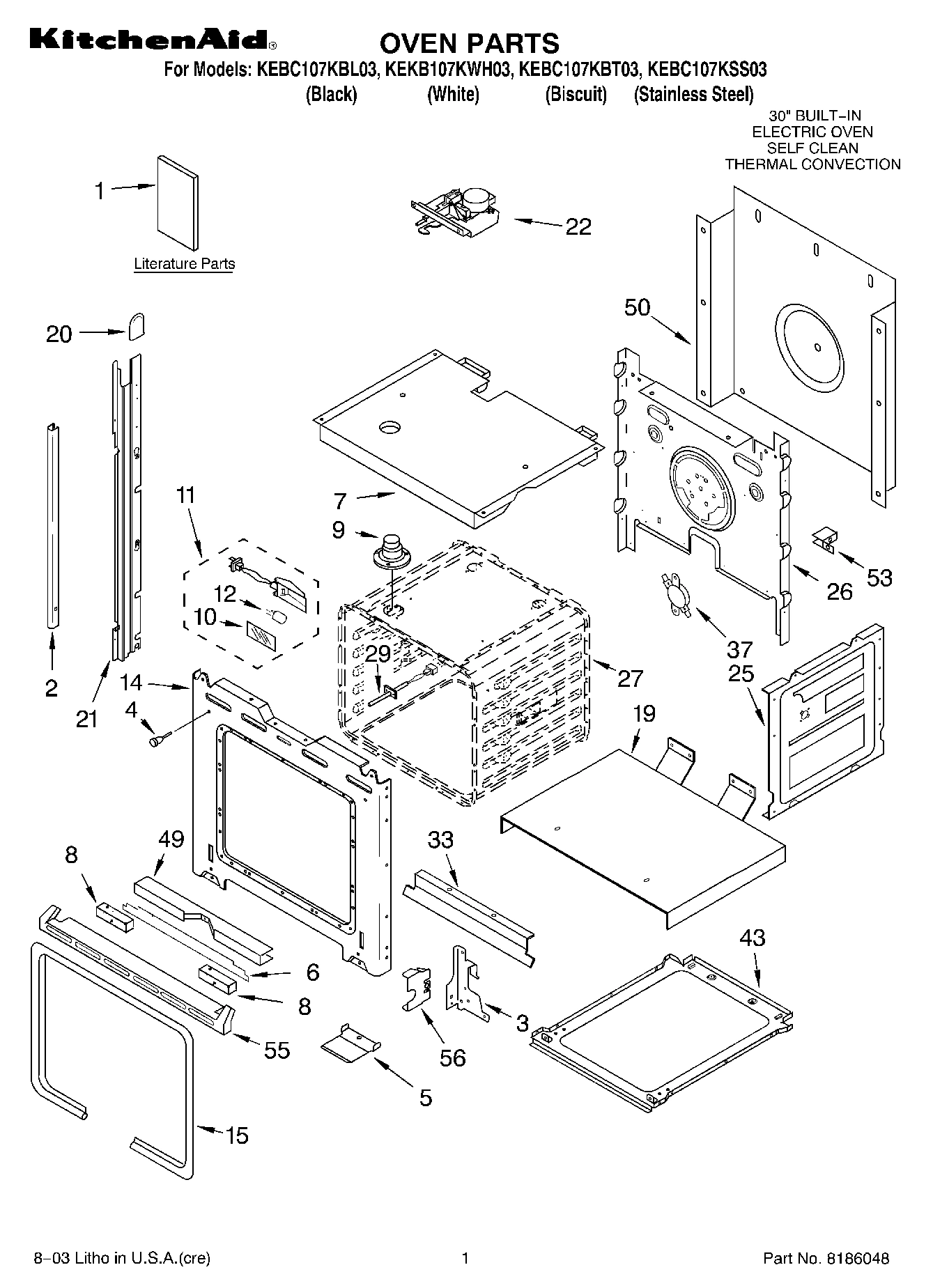 01 - OVEN PARTS