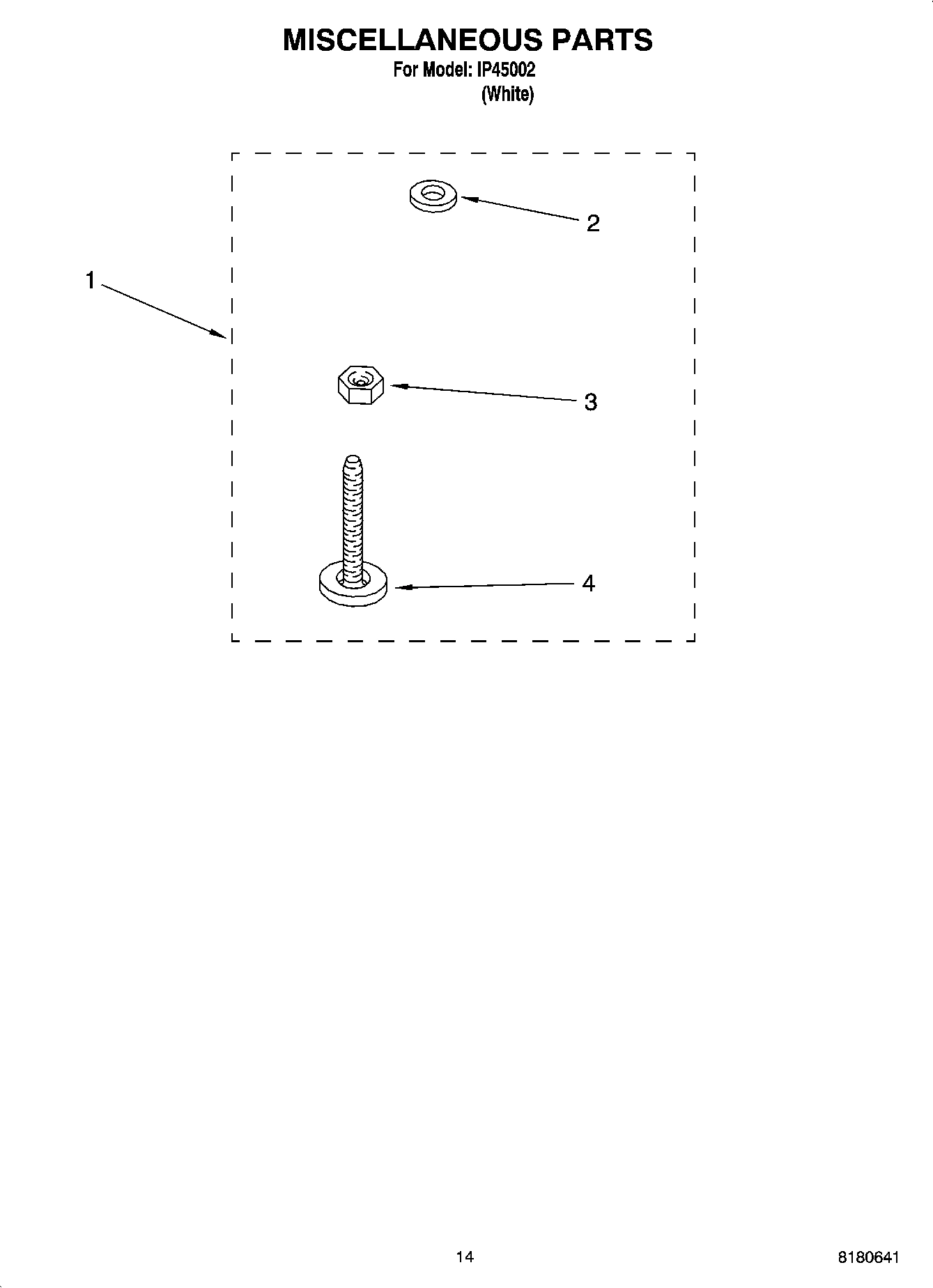 10 - MISCELLANEOUS PARTS, OPTIONAL PARTS (NOT INCLUDED)