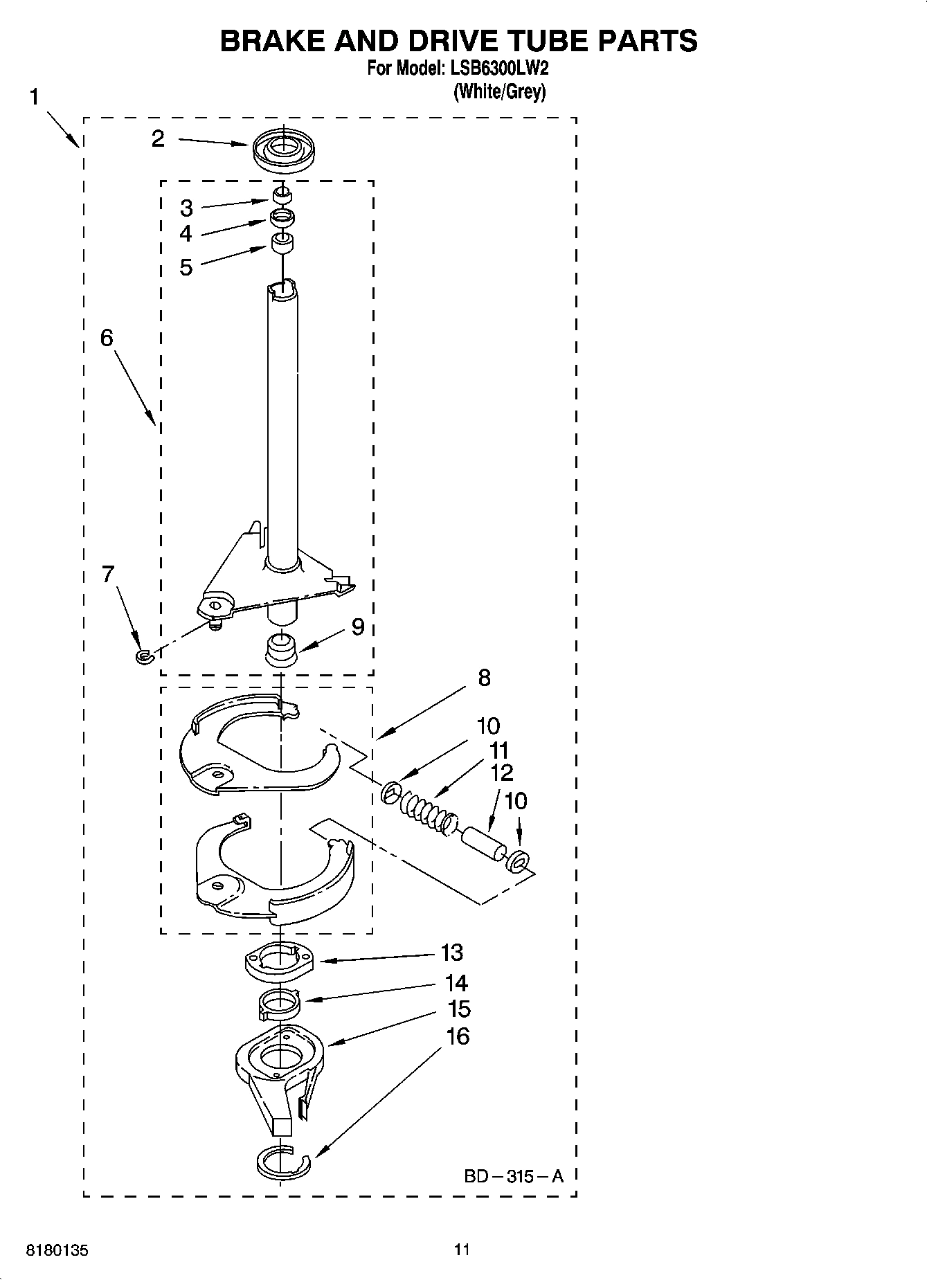 07 - BRAKE AND DRIVE TUBE PARTS