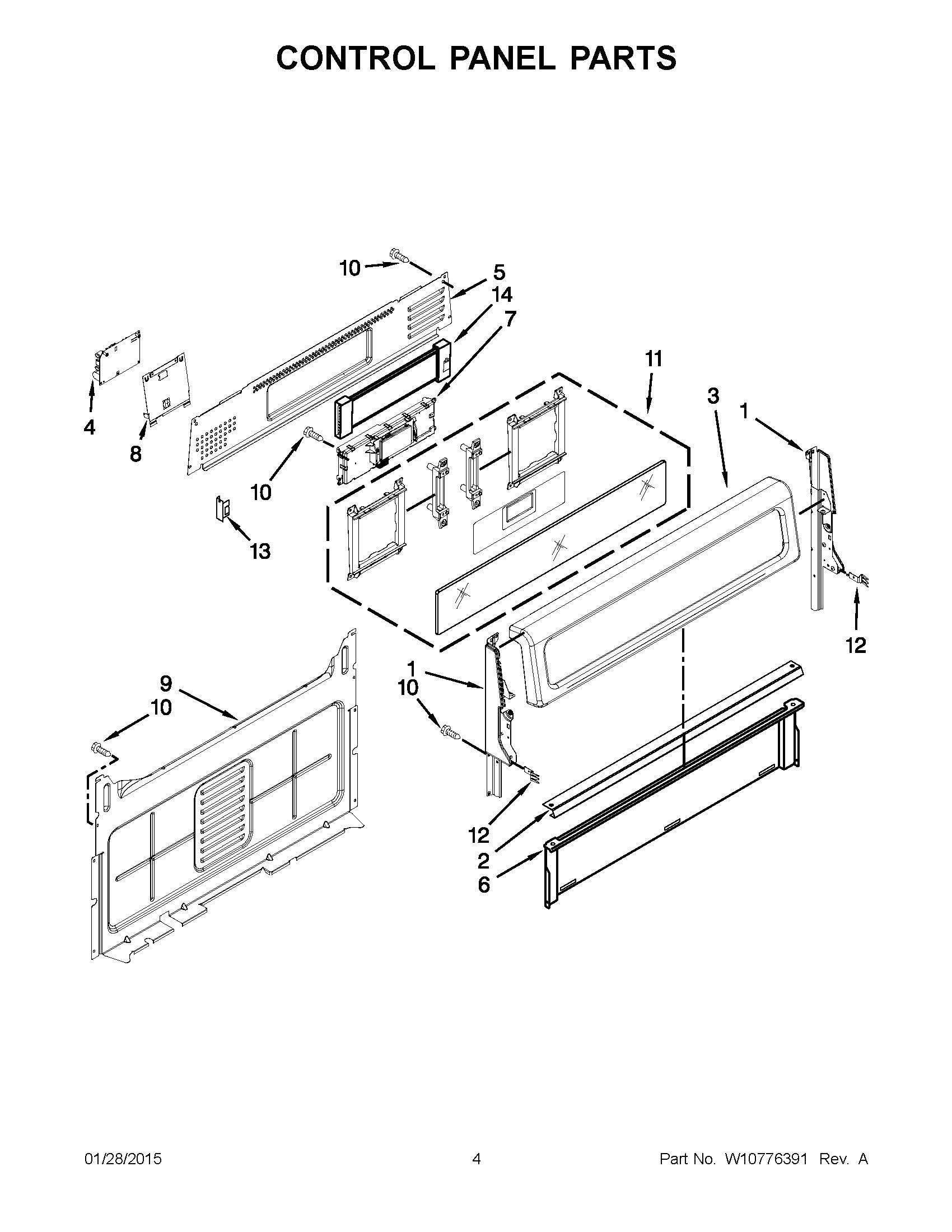 03 - CONTROL PANEL PARTS