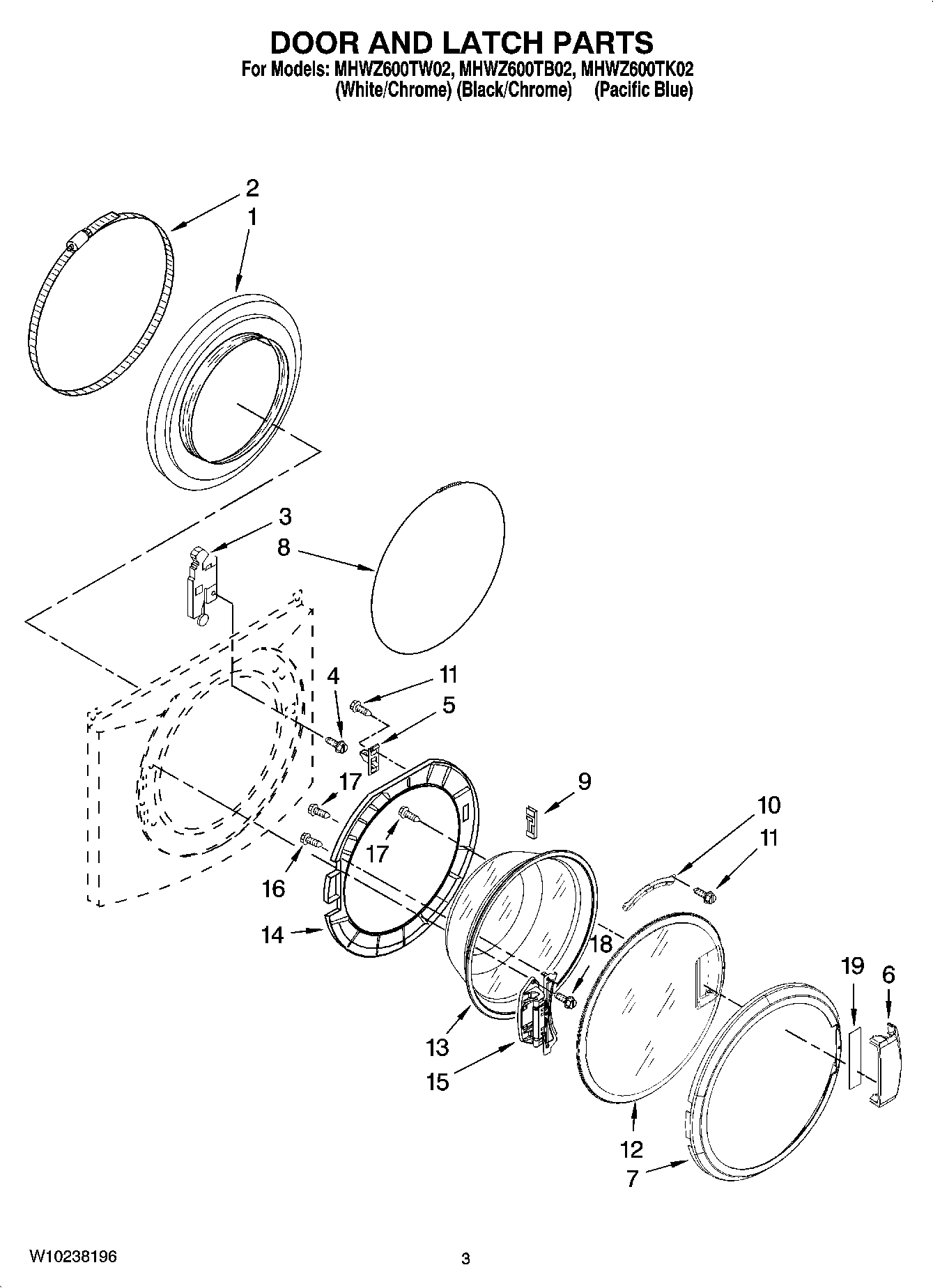 02 - DOOR AND LATCH PARTS