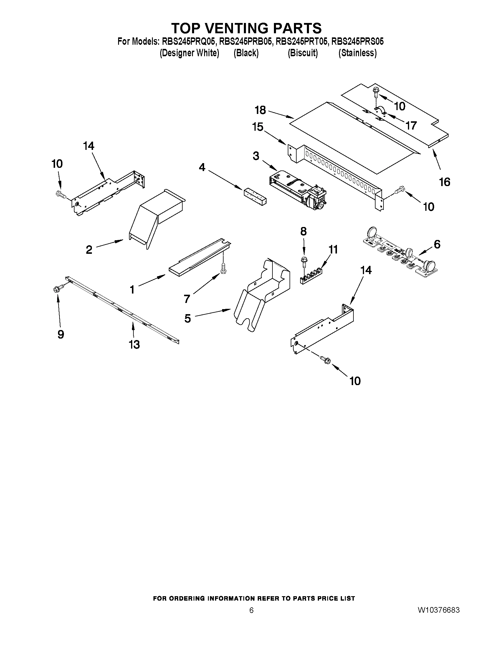05 - TOP VENTING PARTS