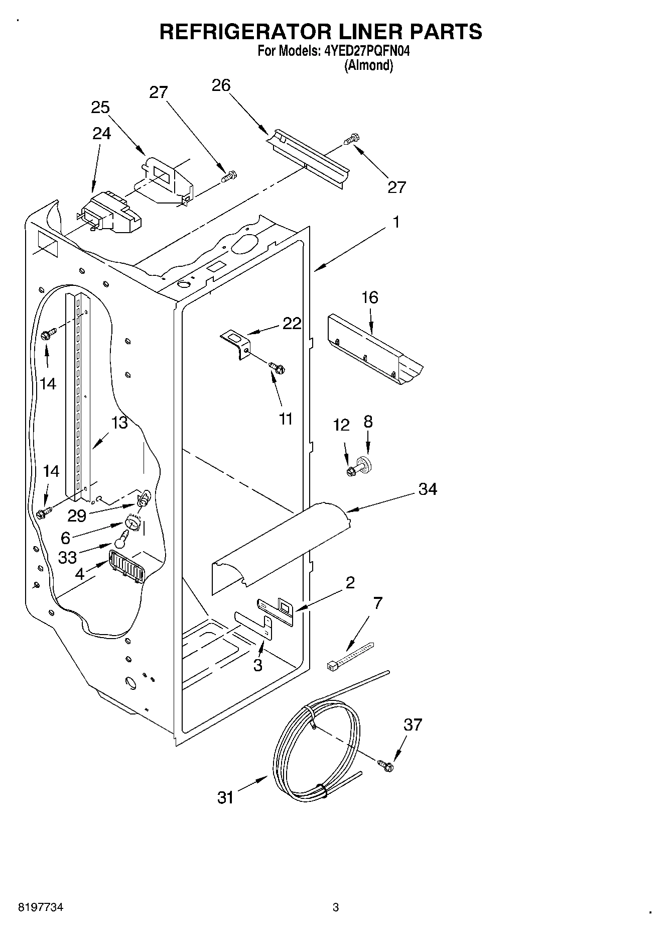02 - REFRIGERATOR LINER