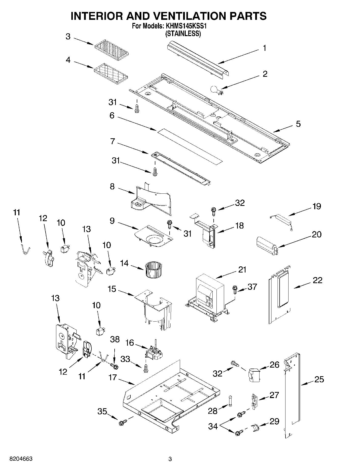 03 - INTERIOR AND VENTILATION PARTS