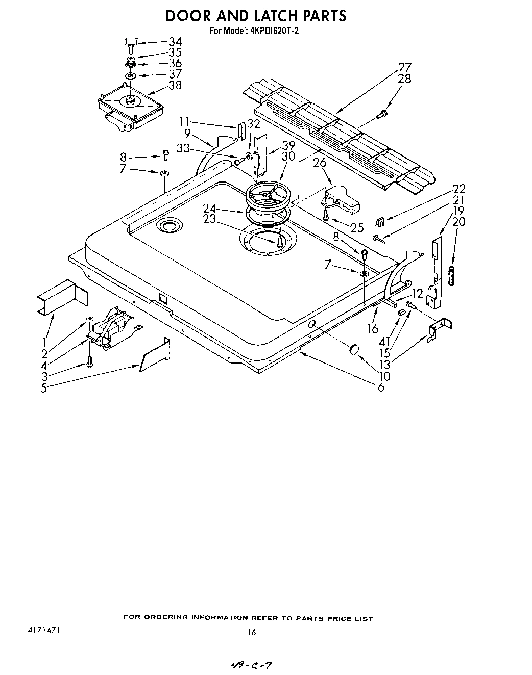 13 - DOOR AND LATCH