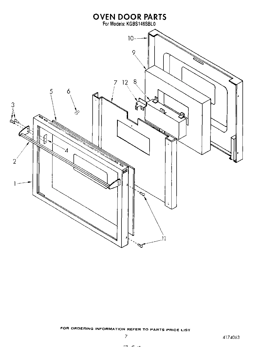 06 - OVEN DOOR , LIT/OPTIONAL