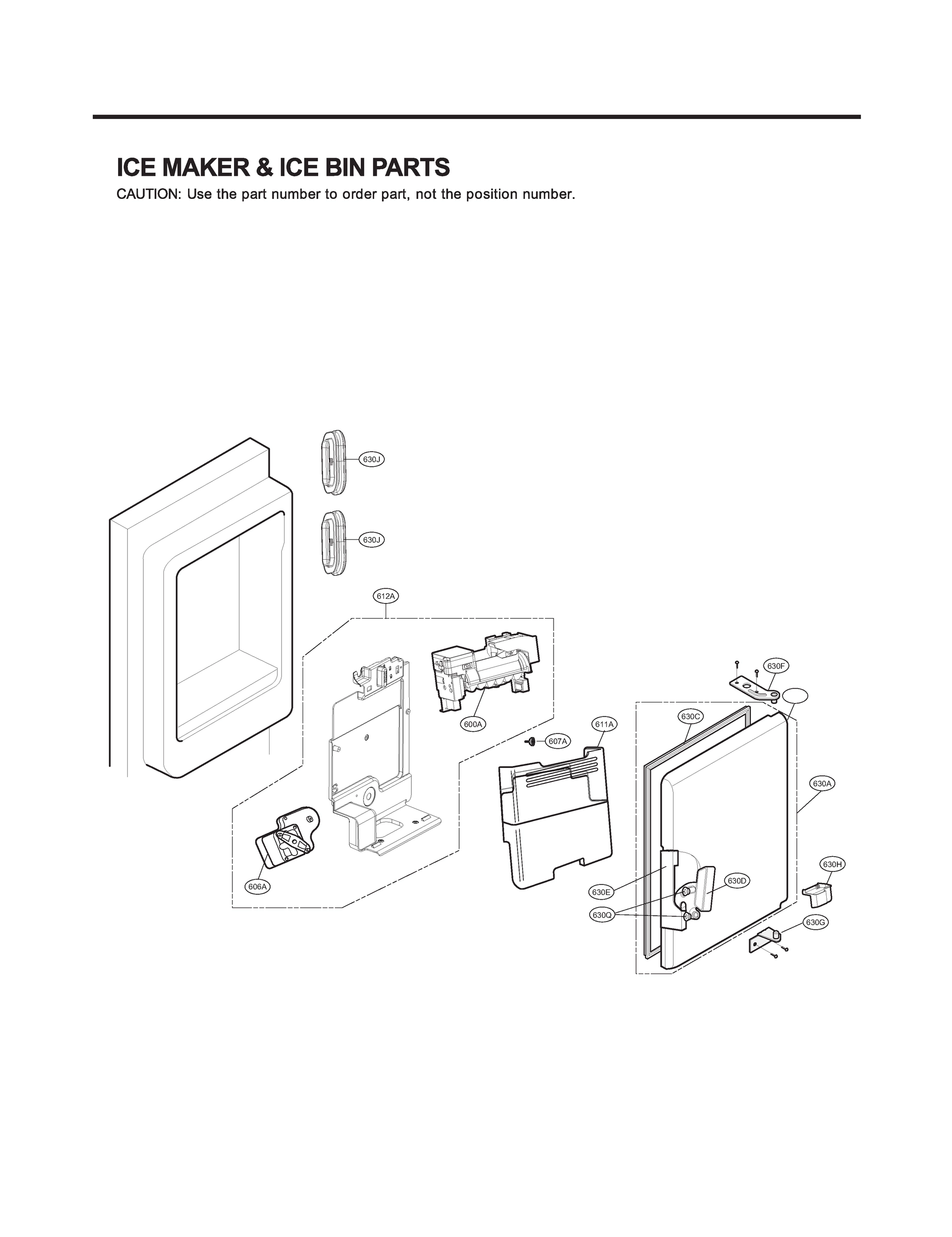 ICEMAKER & ICE BIN PARTS