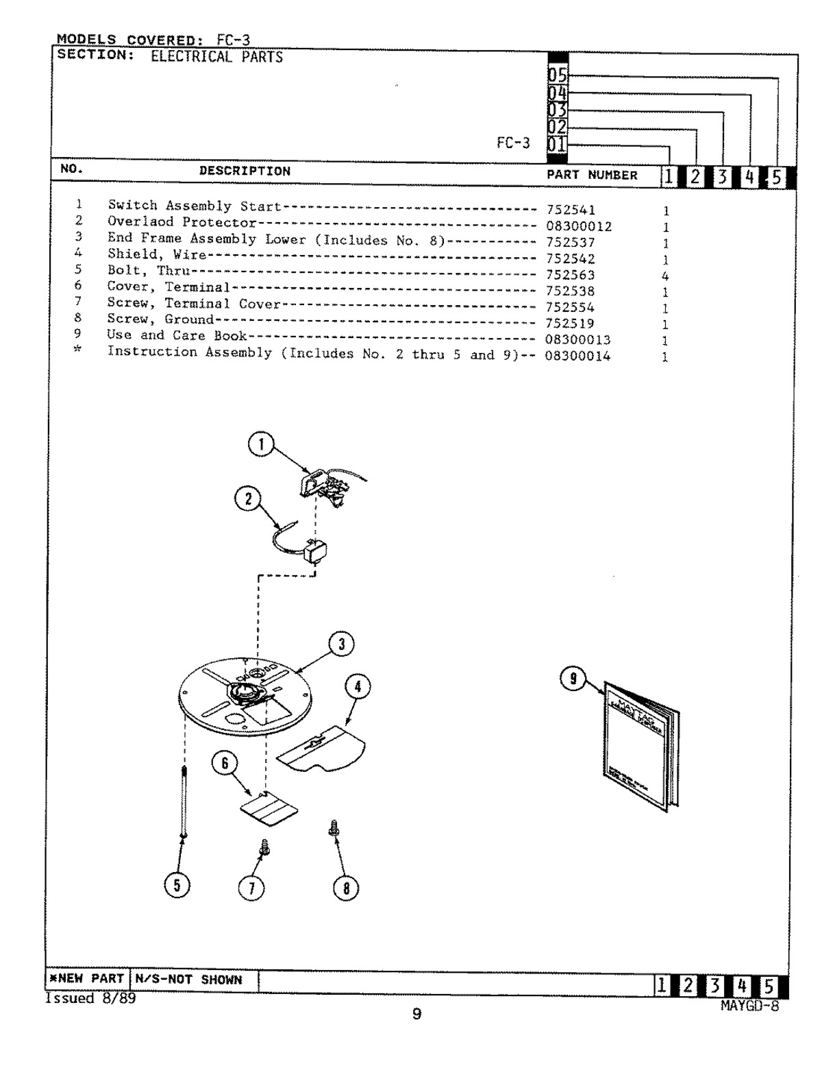 01 - ELECTRICAL PARTS (FC1)