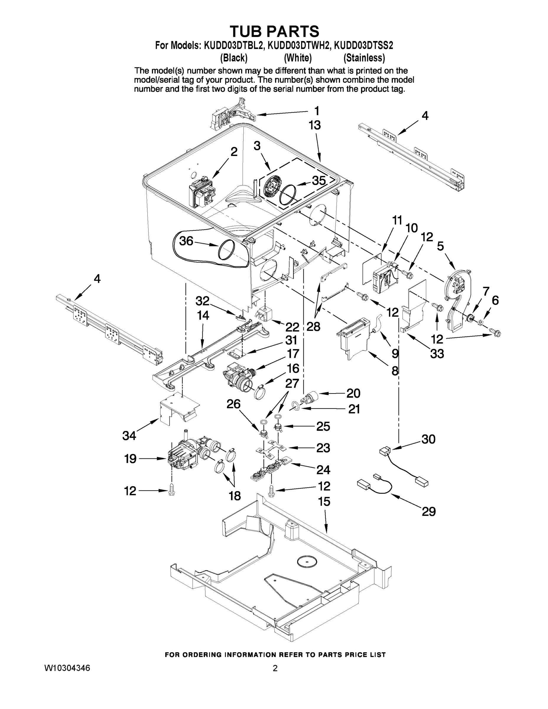 02 - TUB PARTS