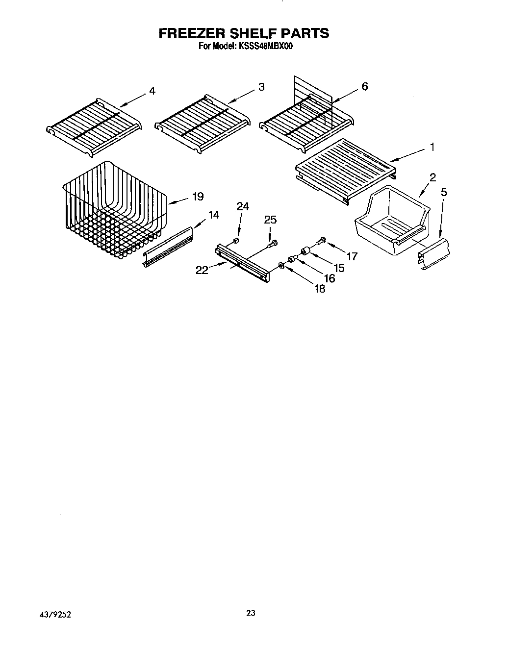 13 - FREEZER SHELF