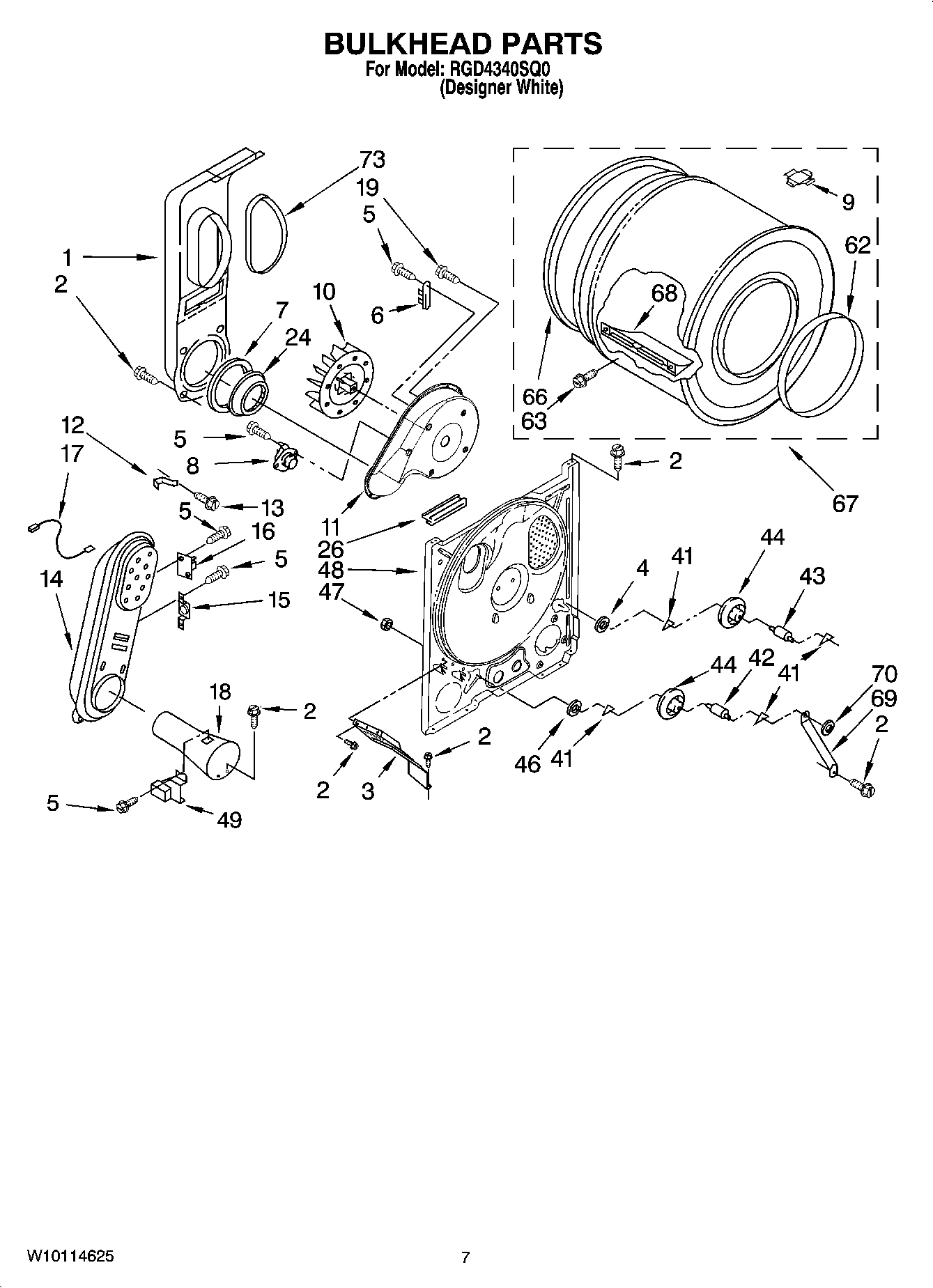 04 - BULKHEAD PARTS, OPTIONAL PARTS (NOT INCLUDED)